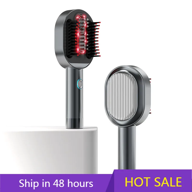 

YTYIN Portable Fashion Electric Comb Hair Growth With Oil Dispenser Massager Comb Release Scalp Massage Hair Comb For Hair