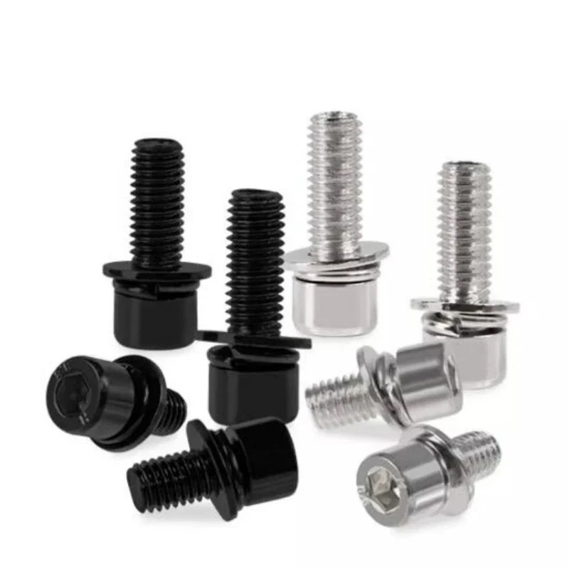 M3 M4 M5 M6 M8 M10 Plating Black Zinc Grade8.8 High Strength Hexagon Socket Triple Combination Screw Nickel Plated Cup Head Bolt