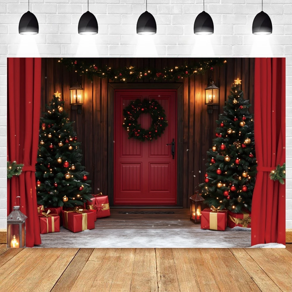 الشتاء عيد الميلاد التصوير خلفية مستودع ندفة الثلج شجرة عيد الميلاد ديكور الاطفال عطلة حفلة صورة خلفية استوديو