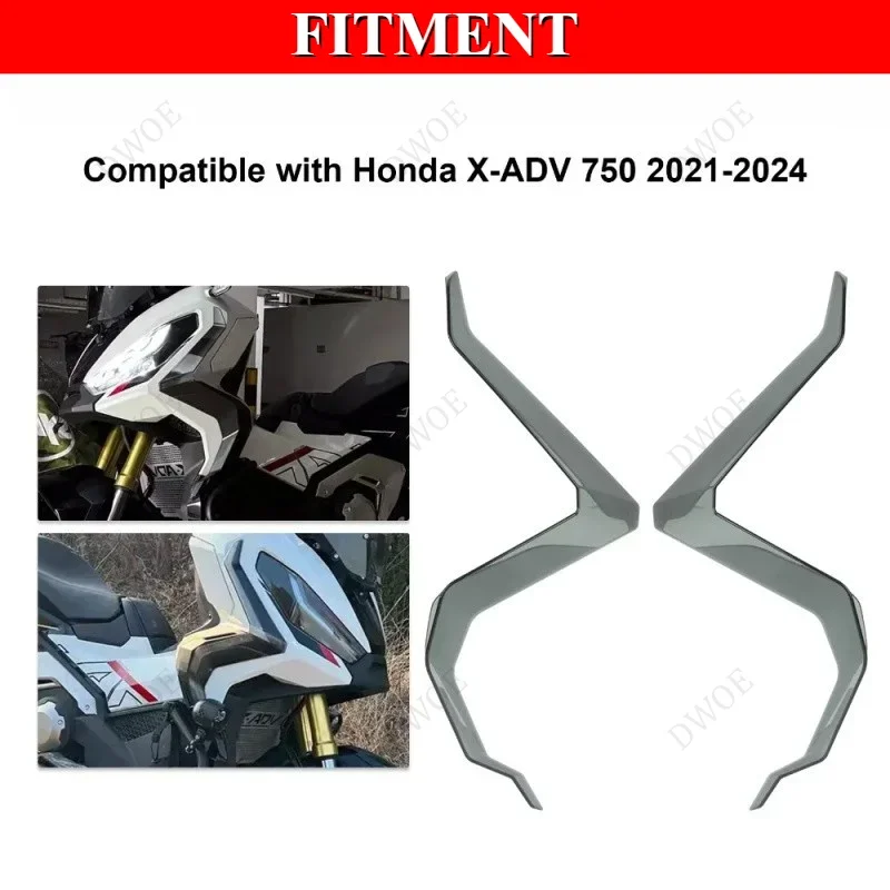 Motorcycle Fixed Wind Wing Leg Shield Side Protection Windshield for HONDA XADV 750 X-ADV750 XADV750 2021 2022 2023 2024