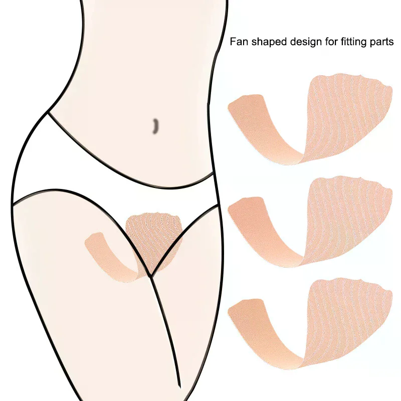Pad Reusable Camel Toe Concealer Traceless Invisible Adhesive for Women Leggings Swimwear Activewear Waterproof Cover