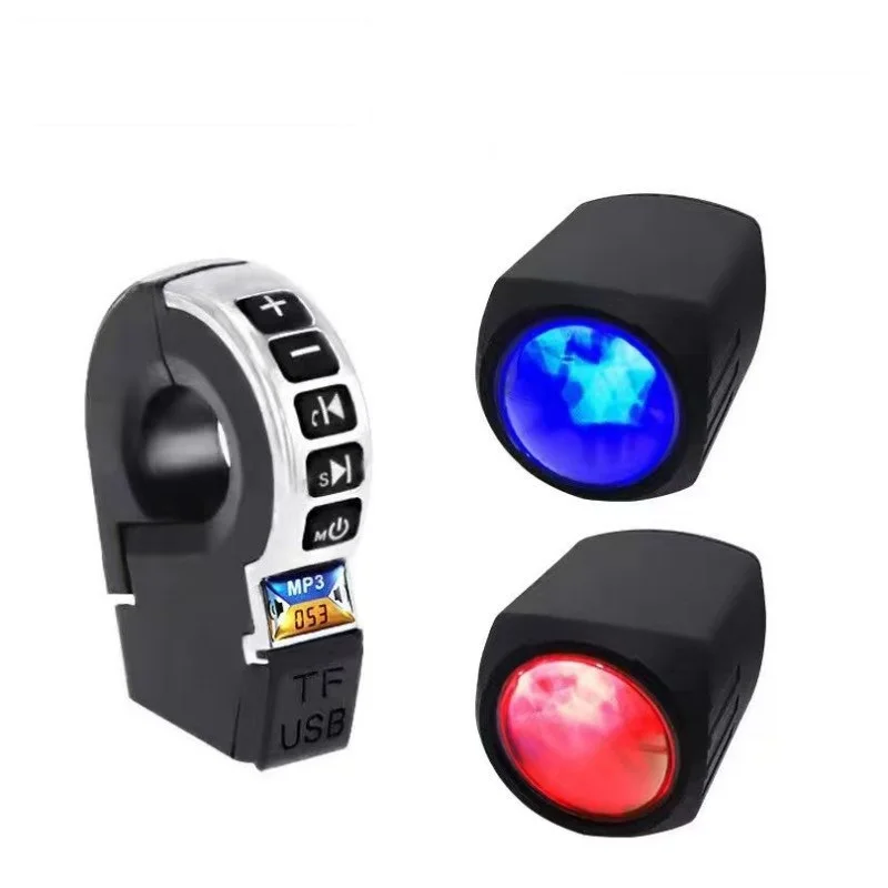 Afbeelding 6: E-bike motorfiets stuur USB opladen audio BT audio met schakelaar met Bluetooth-luidspreker 12-80V universeel stereo weerbestendig