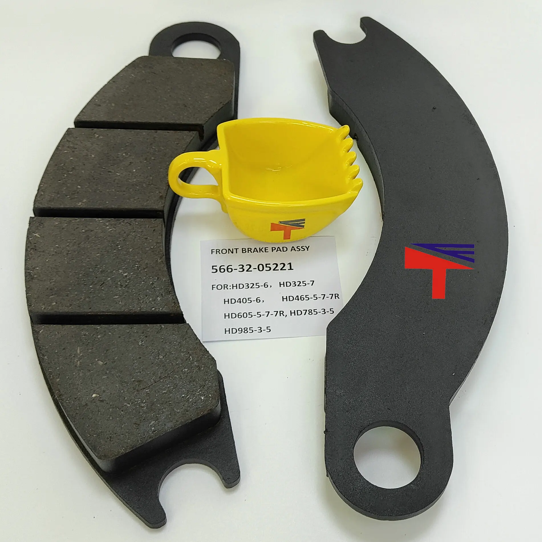 Front Brake PAD ASSY 566-32-05221  for Dump truck  HD325-6 HD325-7 HD405-6  HD465-7 HD605-7 OEM