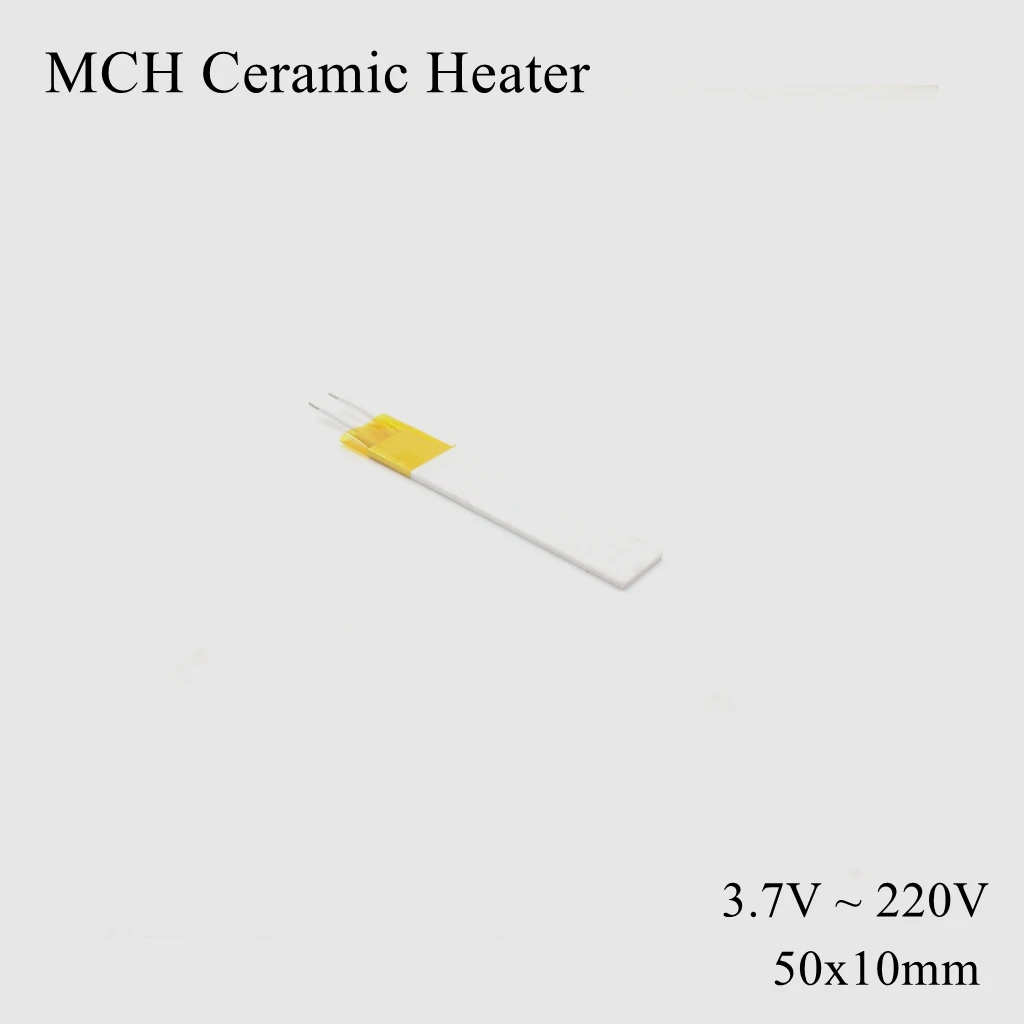 

3.7V 5V 12V 220V MCH Micro High Temperature Ceramic Heater Square Alumina Electric Heating Board Plate Band HTCC Metal Hair Dry
