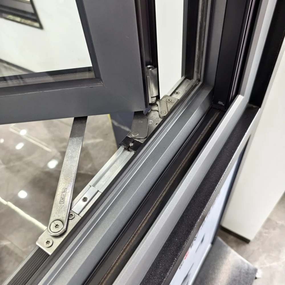 DN Casement Windows Modern Design 2.0mm Aluminum Profile Frame Double Glazing Thermal Break Aluminium Window Custom Size/Color