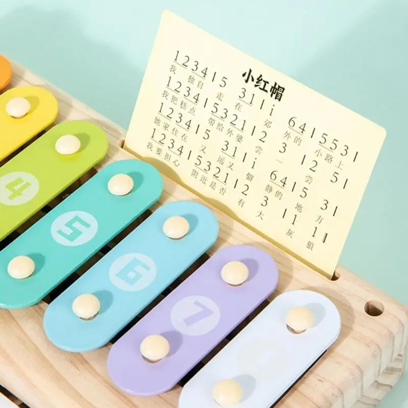 Safe Xylophone Musical Toy For Toddler Fine Motor Skill Exercise Travel Toy P31B