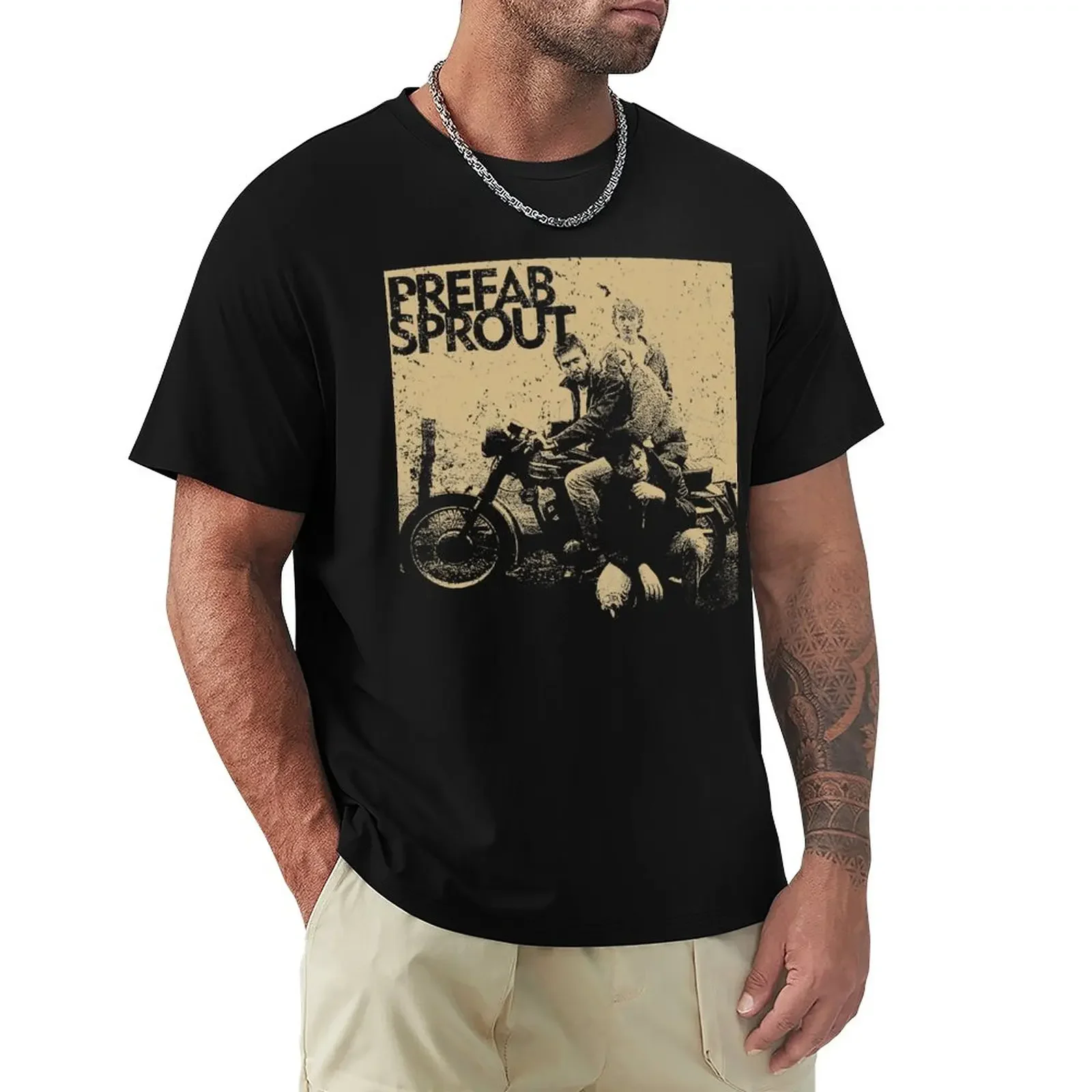 

Prefab Sprout Halftone Art T-Shirt tees sports fans sweat heavy weight t shirts for men