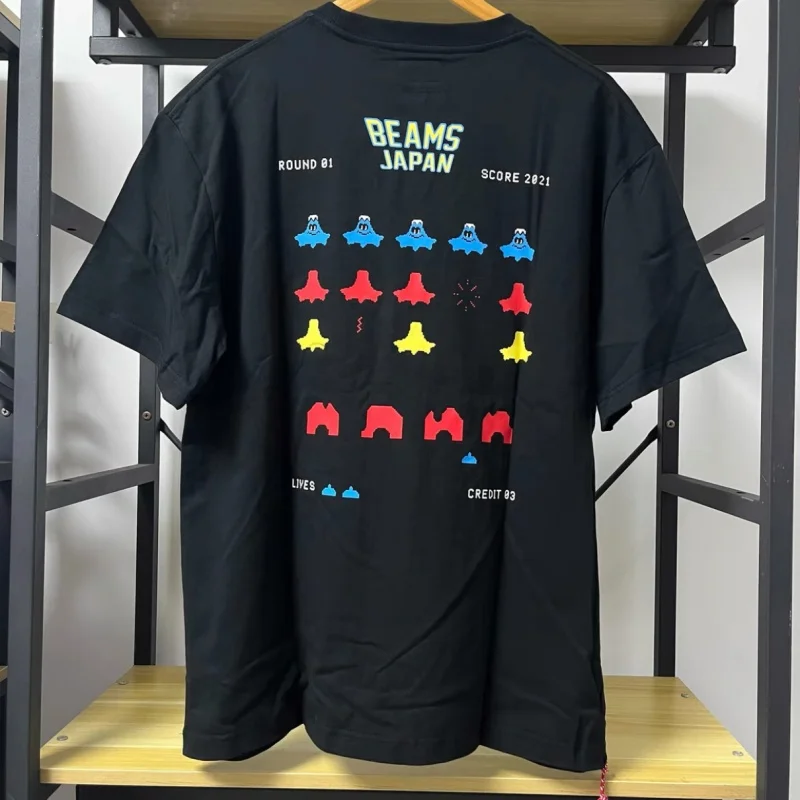 

Летние повседневные топы унисекс, футболки с лучами, красочные мультяшные снежные горы с принтом, красная веревка, дышащий хлопок, круглый вырез, короткий рукав