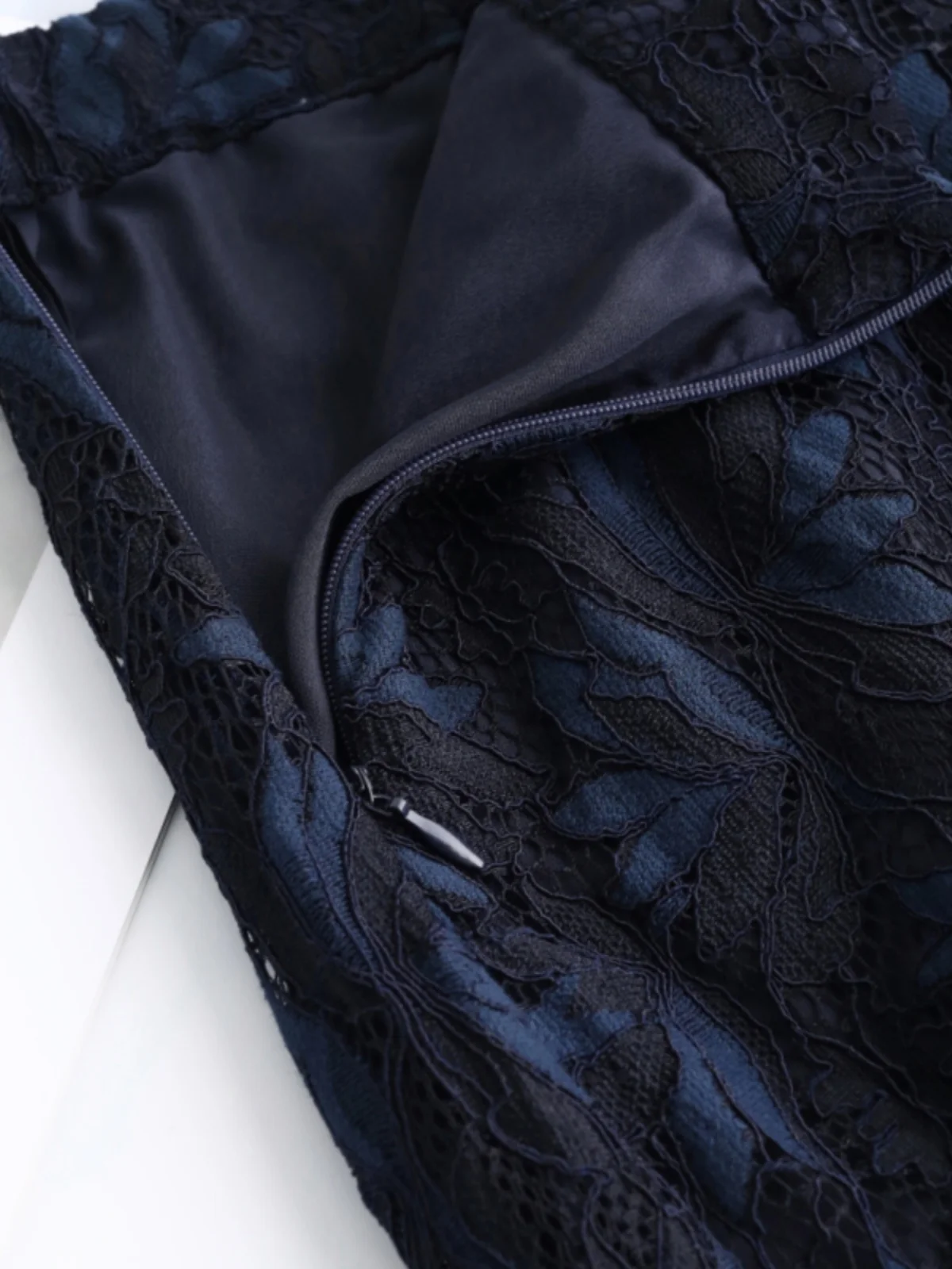 High Waist Lace Wrap Skirt Midi A-Line Gown Women\'s Summer 2026 New Style Slimming Asymmetrical Fish Tail Skirt