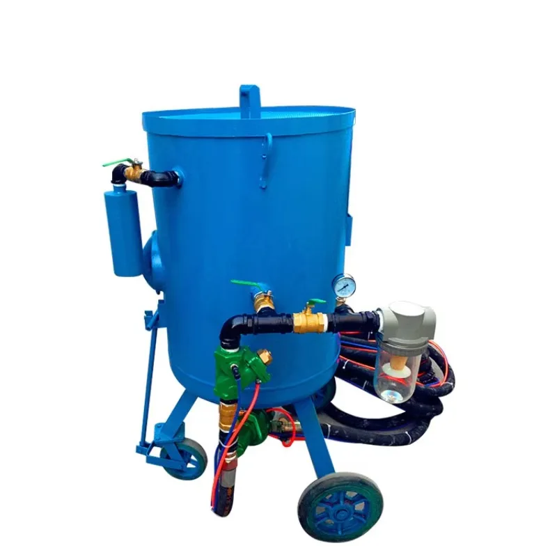 Lightweight Engine Open Dry Sandblasting Abrasive Blaster With Compact Design For Stone Carving Detail