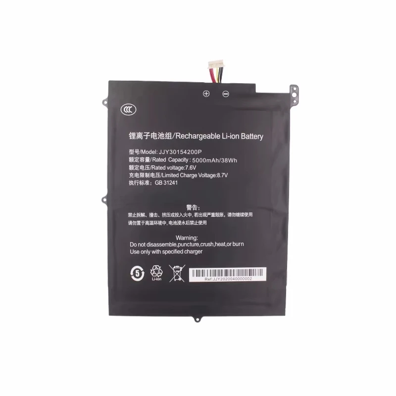 New 7.6V 5000mAh Laptop Battery JJY30154200P for Teclast F6 Plus 13.3 1920 × 1080 IPS Ultraportabil Notebook Battery