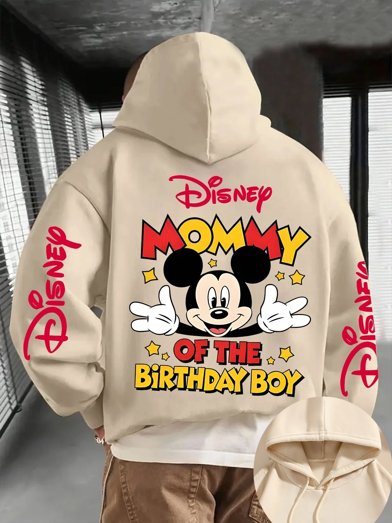 

Мужские классические толстовки с Микки Маусом Disney, женский свитшот, пуловер унисекс, осенне-зимняя флисовая куртка с капюшоном, топ большого размера