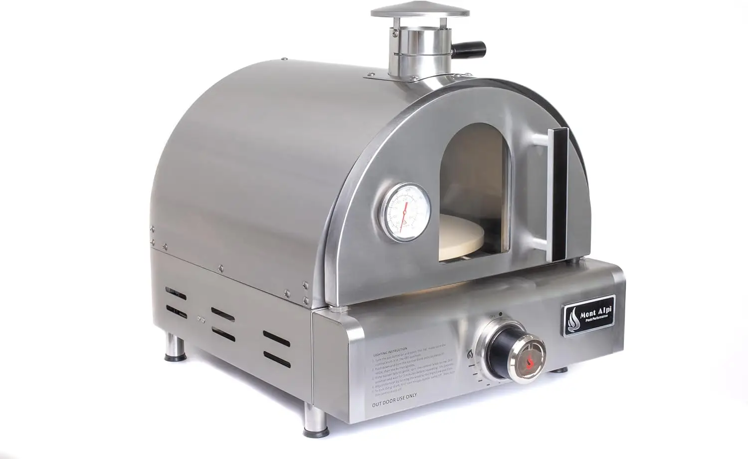 

Mont Alpi MAPZ-SS 12000 BTU Многотопливная столешница Столешница из нержавеющей стали Портативная уличная кухонная кухня на заднем дворе Пропан Ga