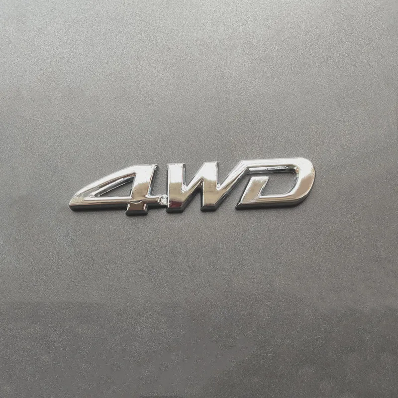 3D Metal 4WD Logo Car Trunk Side Fender Badge Badge Sticker Decal for Kia Sportage Ceed Picanto Rio ProCeed Niro 5 3 4 K7 K5 K8 - view 4
