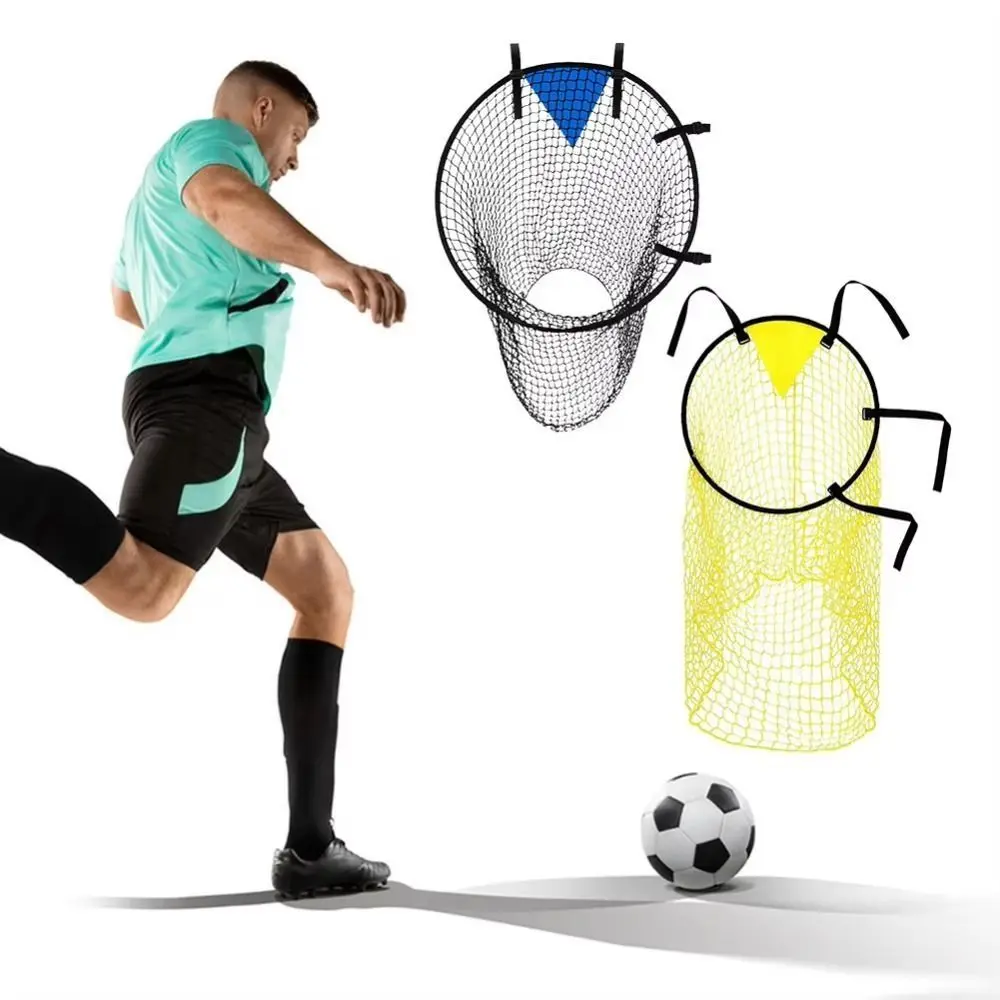 

Foldable Football Goal Target Pocket Quality Mesh Enhanced Accuracy Soccer Ball Net Portable Wear-resistant
