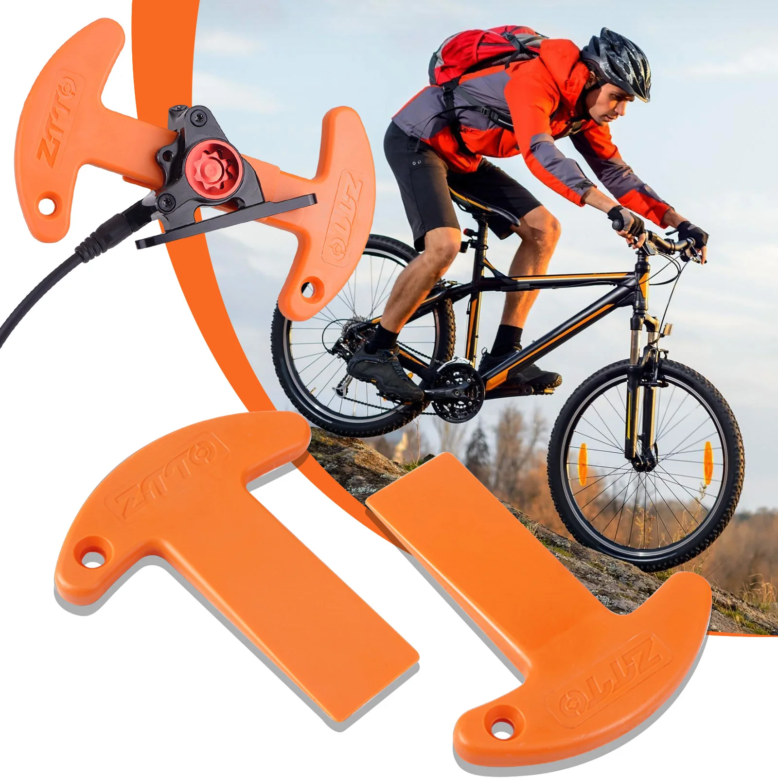 Bike Disc Brake Caliper Piston Press Tool Wear-Resistant Bicycle Hydraulic Disc Piston Compressor Tool Plastic Bike Repair Tools