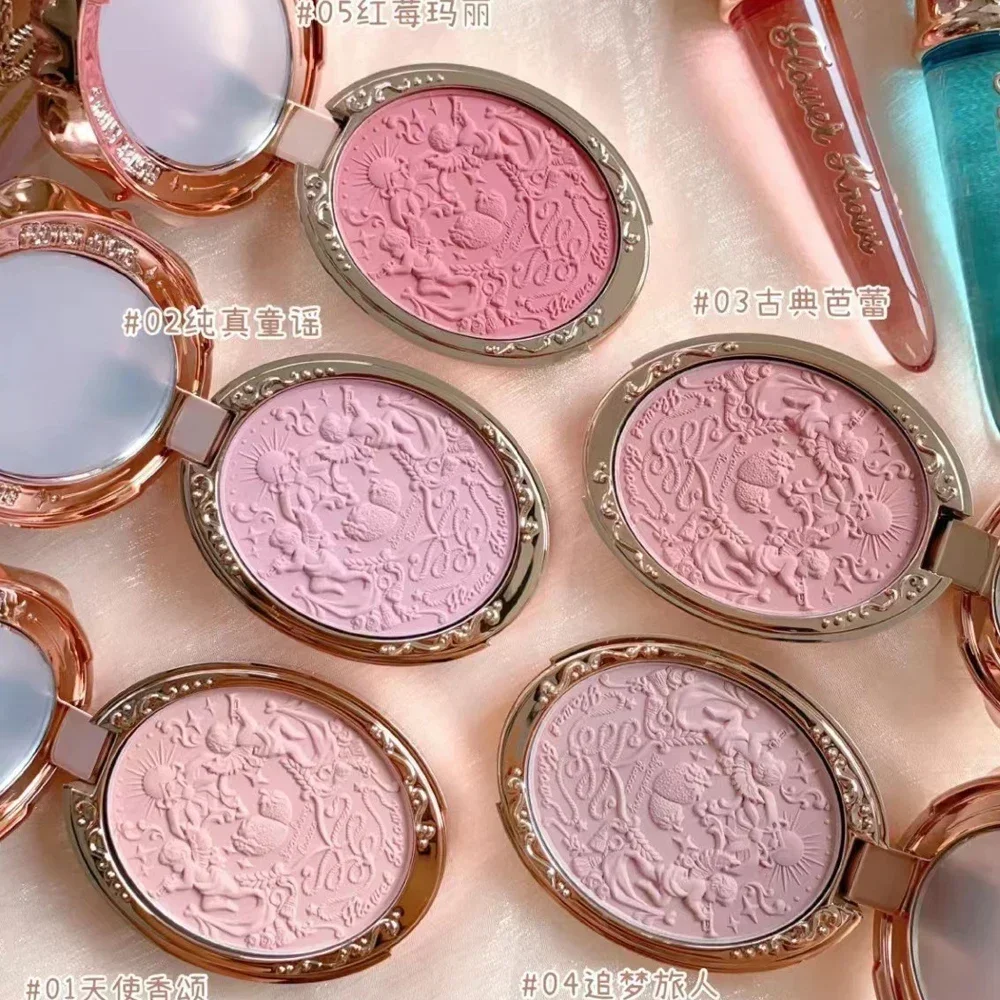 Flower Knows Strawberry Rococo Series Embossed Blush 5g