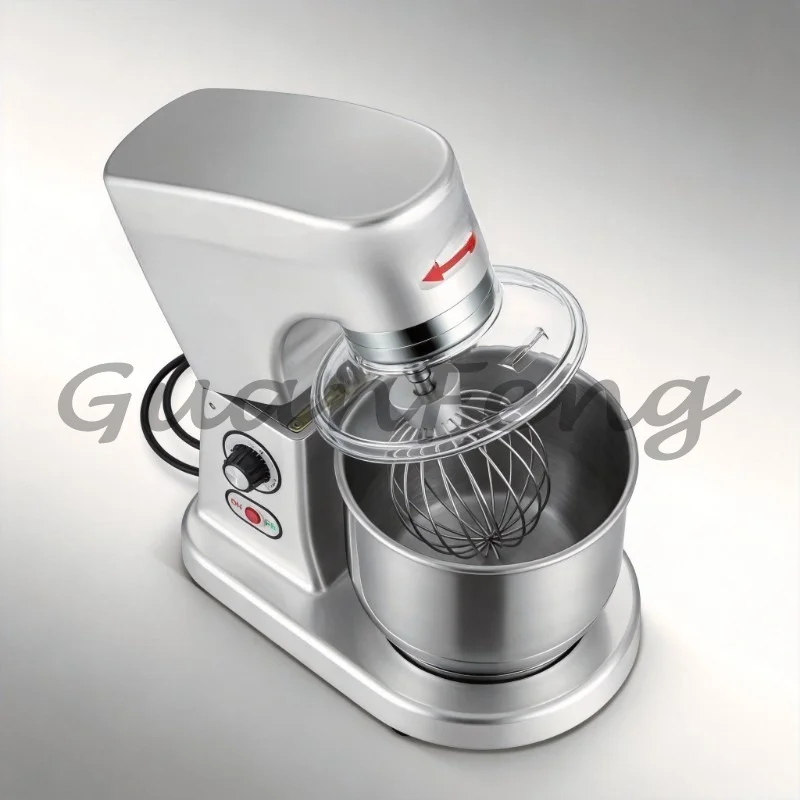 CE Certified 5L Stand Mixer Anodized Aluminum Body with Mixing Beaters