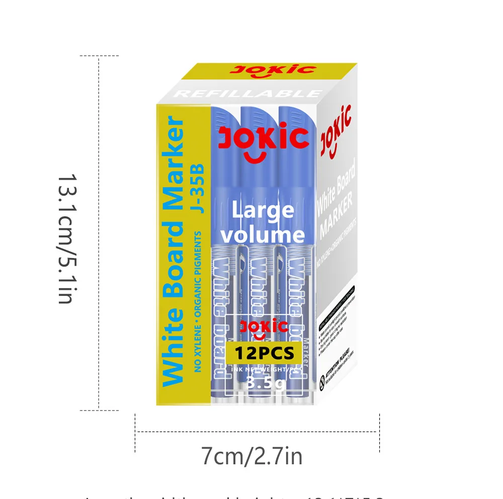 4/12Pcs Set Löschbaren Magnetischen Whiteboard Marker Stift Tafel Marker Kreide Glas Keramik Büro Schule Kunst Marker Schreibwaren – Detail 3
