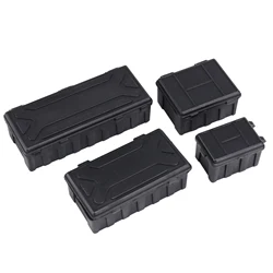 4PCS Plastic Luggage Storage Box Decoration Tool for 1/10 RC Crawler Axial SCX10 90046 TRX4 TRX6 Redcat Gen8,1