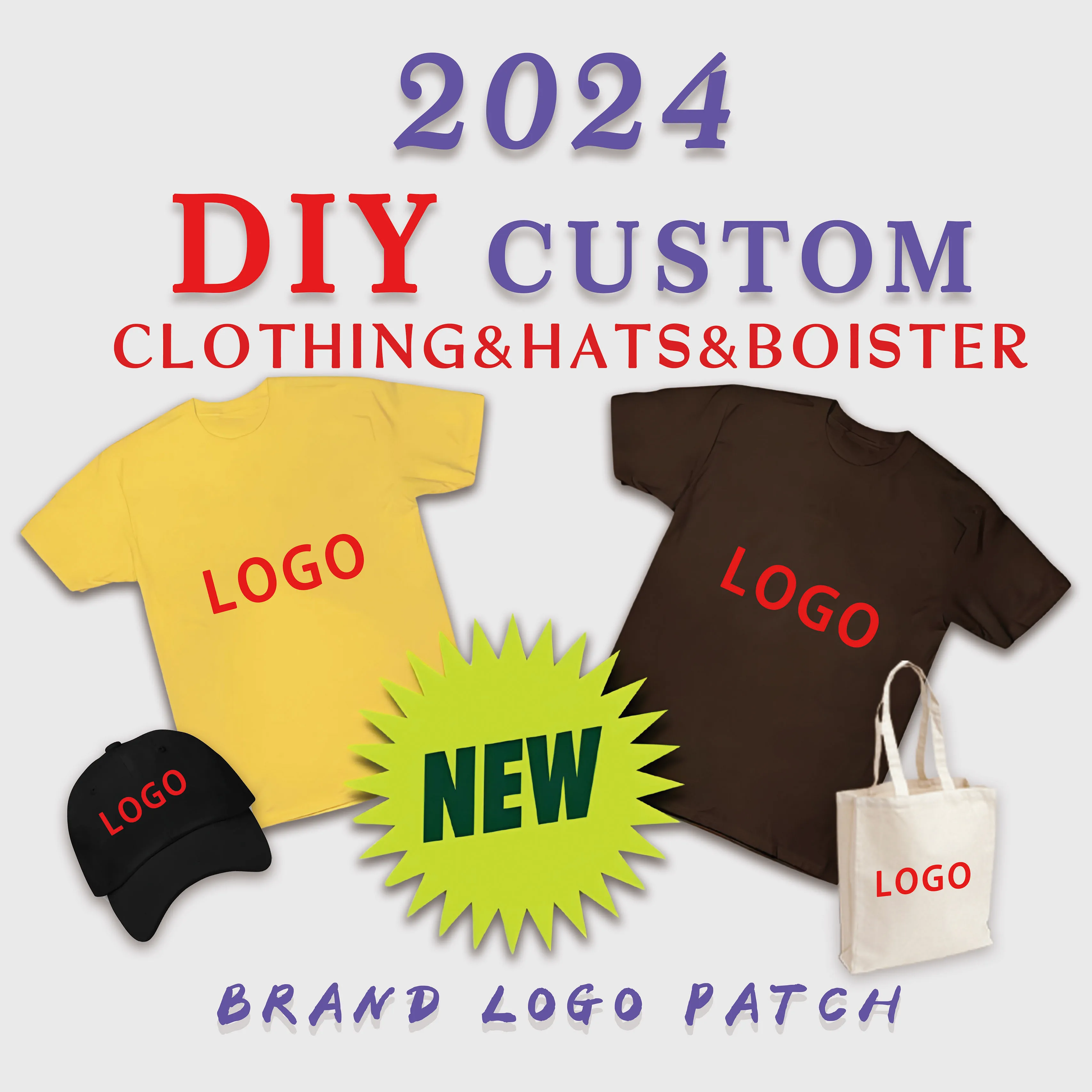 DIY heat transfer printing clothing brand logo ready for heat transfer printing suitable for clothing dtf hot stamping