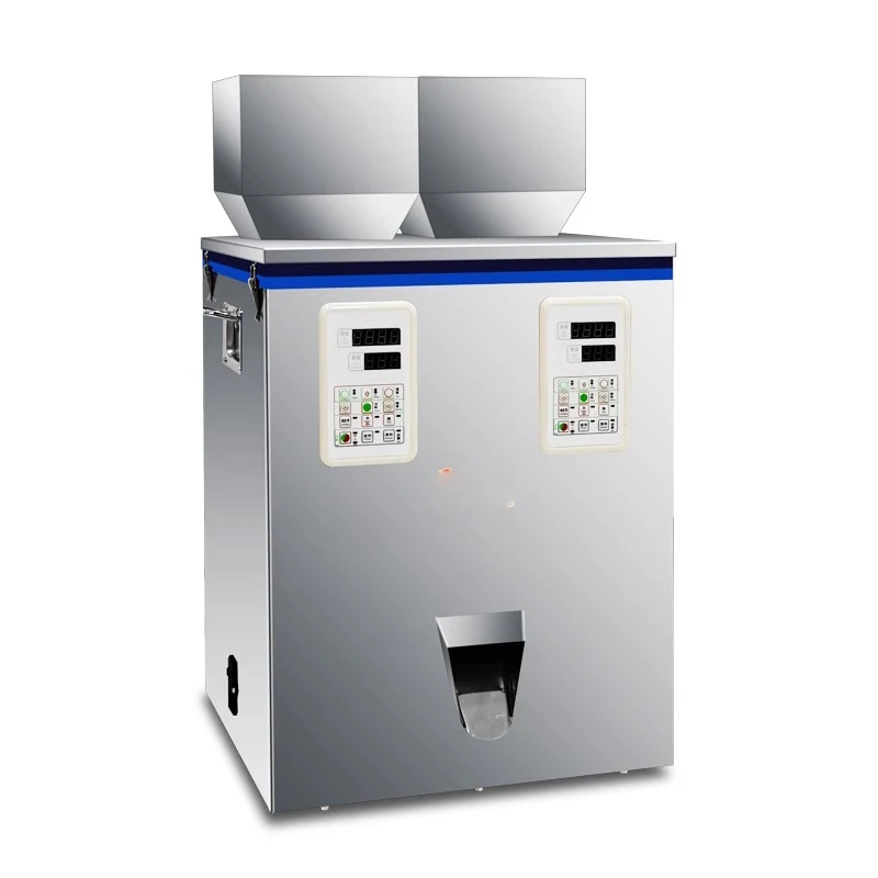 1-100g Double-scale Automatic Weighing Filling Machine Granule Powder Filling Machine For Tea Bean Seed Particle 220/110v