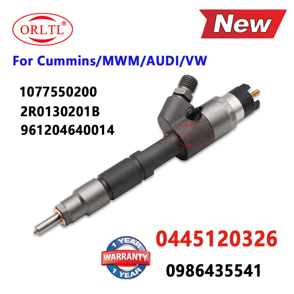 

0 445 120 326 Diesel Fuel Injector 0445120326 New Nozzle 0445 120 326 For For Cummins MWM AUDI VW 0986435541 2R0130201B