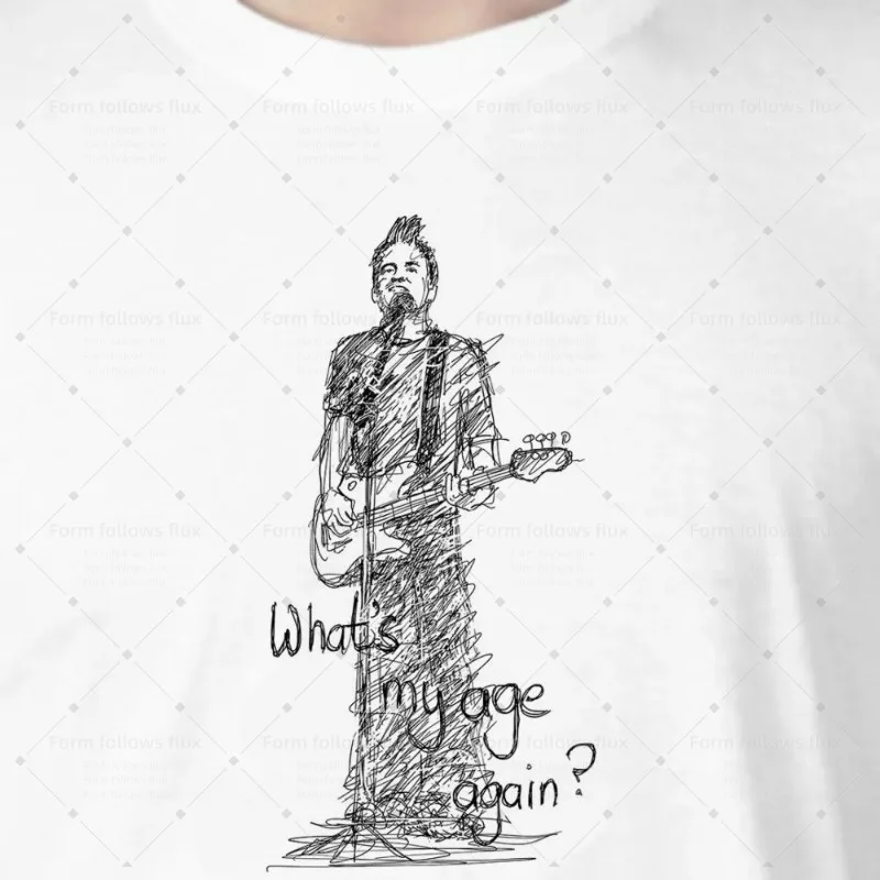 

2026 men T-Shirt Hoodie Mark Hoppus- Blink-182 Punk Rock Hand Drawn Comic style Unisex S-6XL Plus Size Friendly