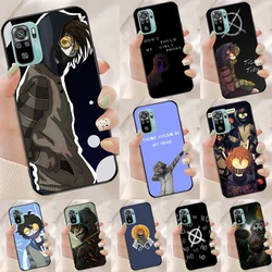 Creepypasta Ticci Toby x reader Case For Xiaomi Redmi Note 11 10 9 8 12 Pro Plus 9S 10S 11S 12S Cover For Redmi 12C 10 9 C