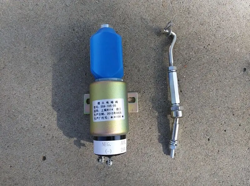 

XCMG crane flameout solenoid valve, Shangchai D6114 engine switch 16d20b20g25k accessories