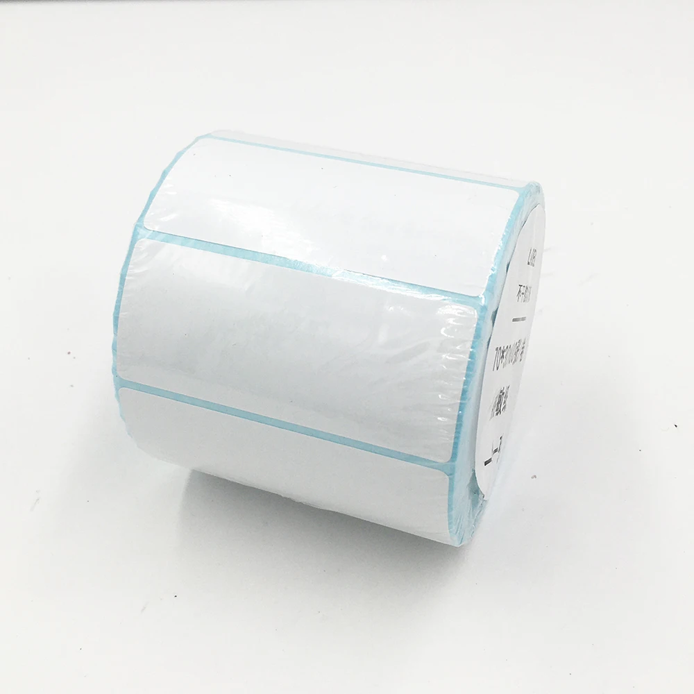 70x30mm-800pcs/Roll Self-adhesive Thermal Labels Supermarket Price Blank Barcode Label Direct Print Waterproof Printing Paper