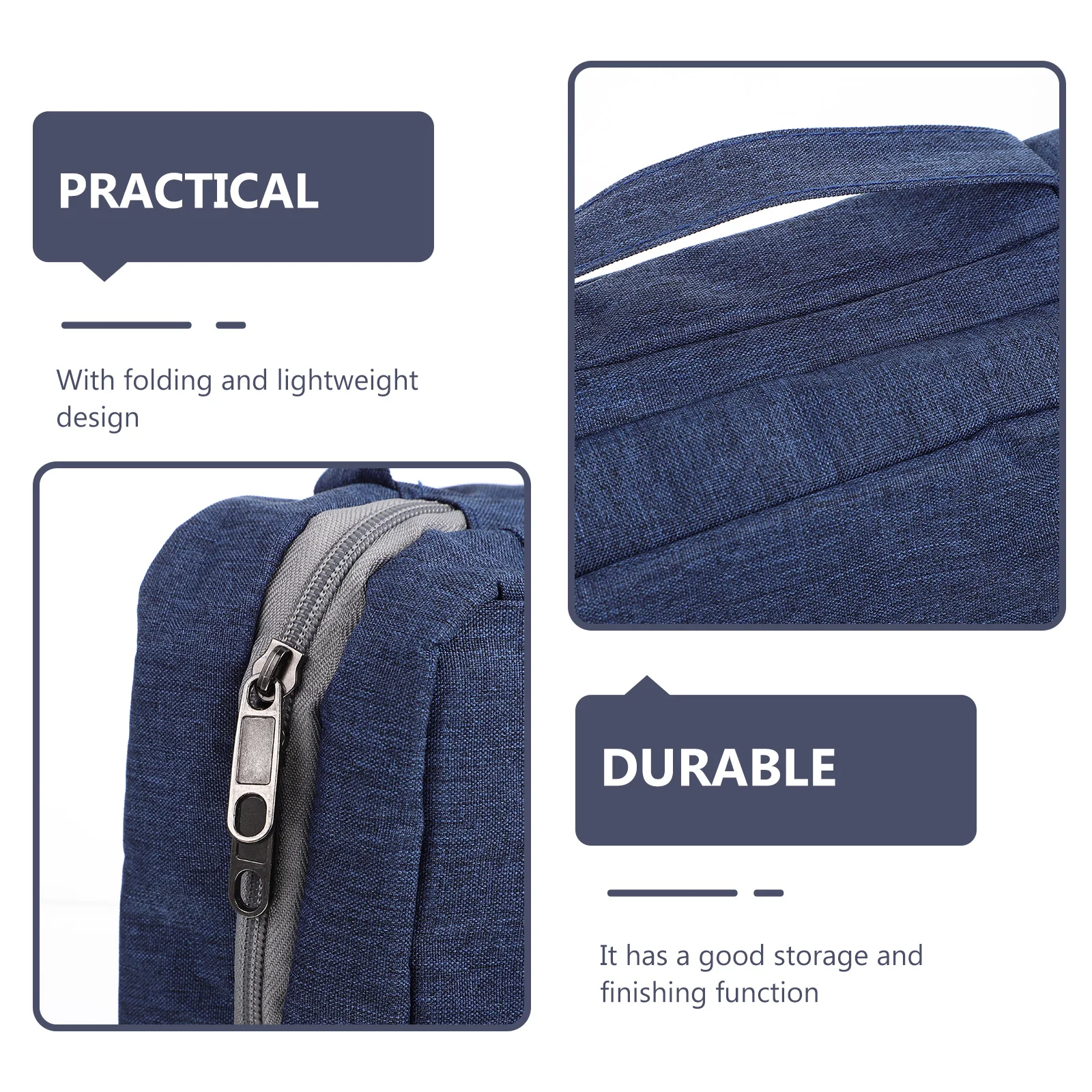 

Folding Wash For Toiletries Makeup Storage Lightweight Organizer Large Capacity Female Male Present Skincare Holder