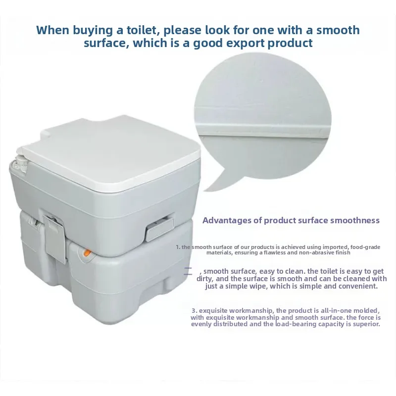 RV Toilet Portable Toilet Cart Elderly Pregnant Women Children Outdoor Disaster Relief Emergency Epidemic Prevention