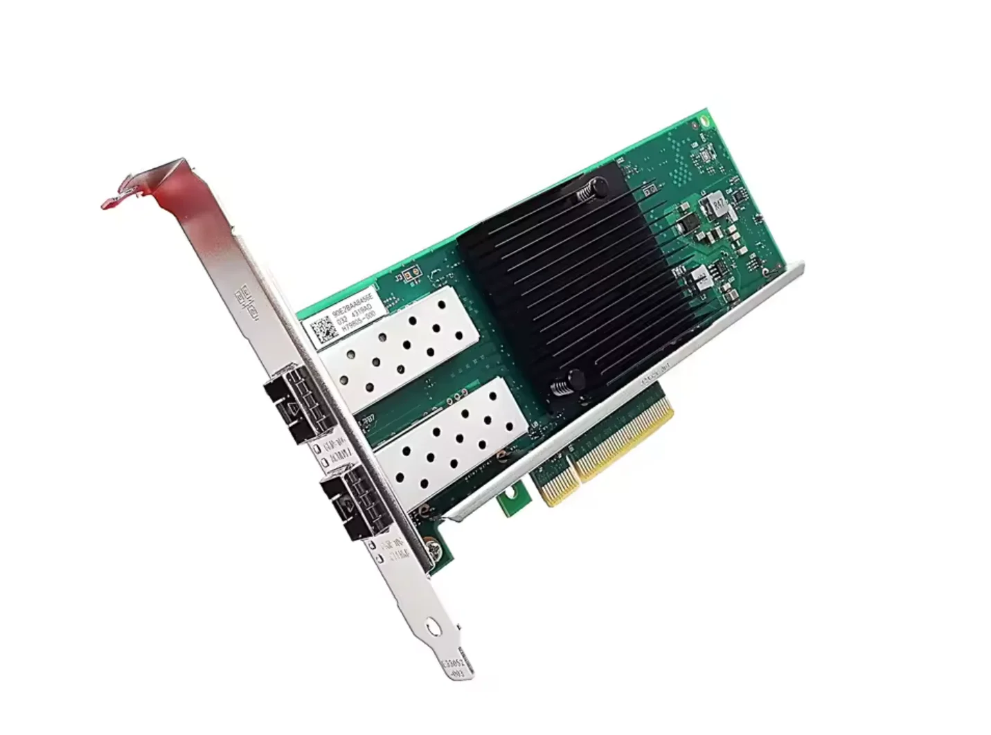 بطاقة شبكة PCI-E جديدة 10 جيجا بايت Intel X710DA2BLK Dual SFP + Port Ethernet Lan محول خادم X710-DA2 PCIE x8,x16 لنظام التشغيل Windows/VMware