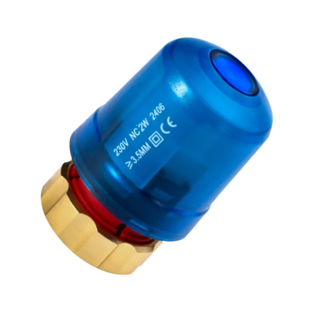 Electric Thermal Actuator For Underfloor Heating Manifold Valve Home Heating System Replacement Maintenance Hardware Suppliy