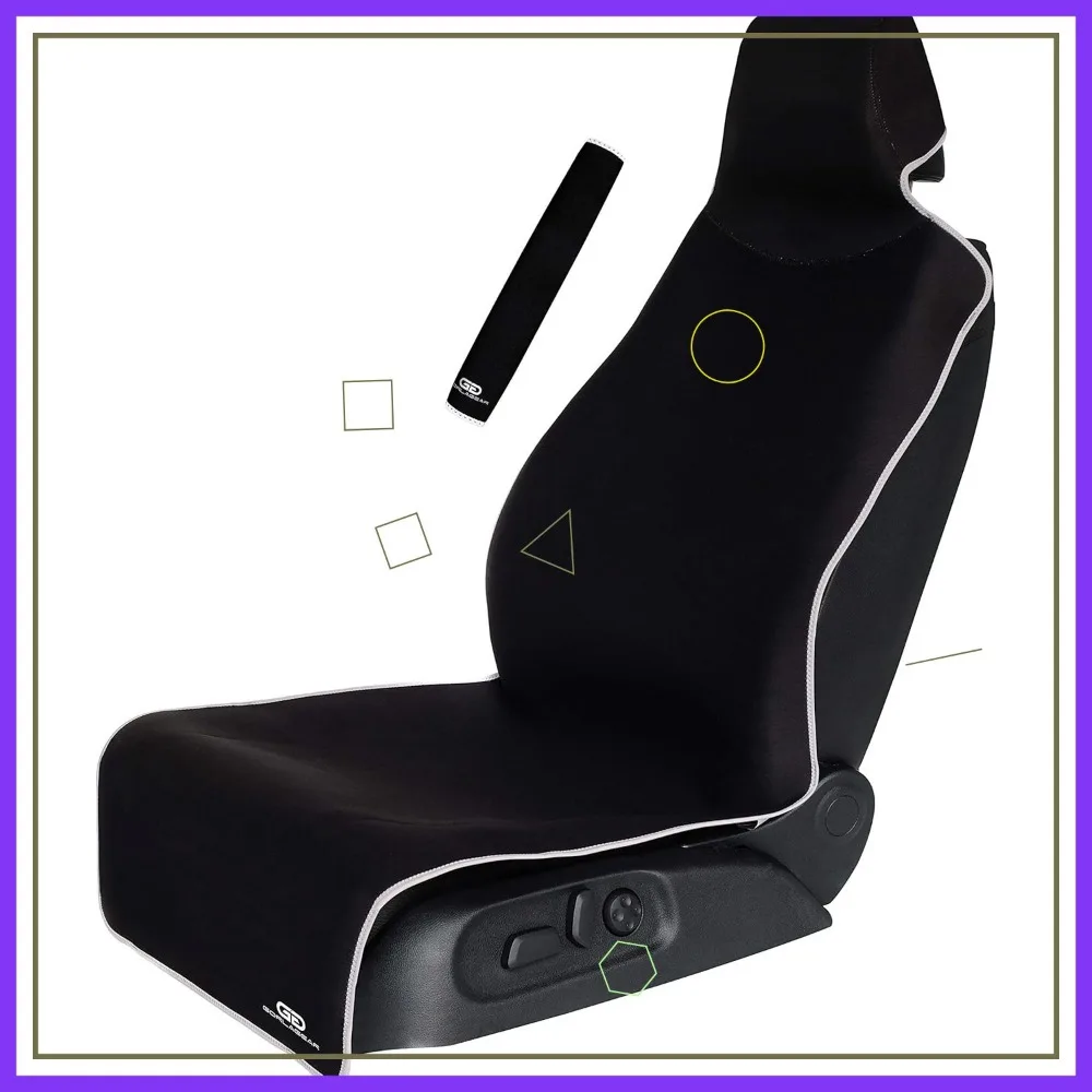 

Universal Waterproof Neoprene Car Seat Cover - Non-Slip, Sweat Proof Protection for Leather & Cloth Seats