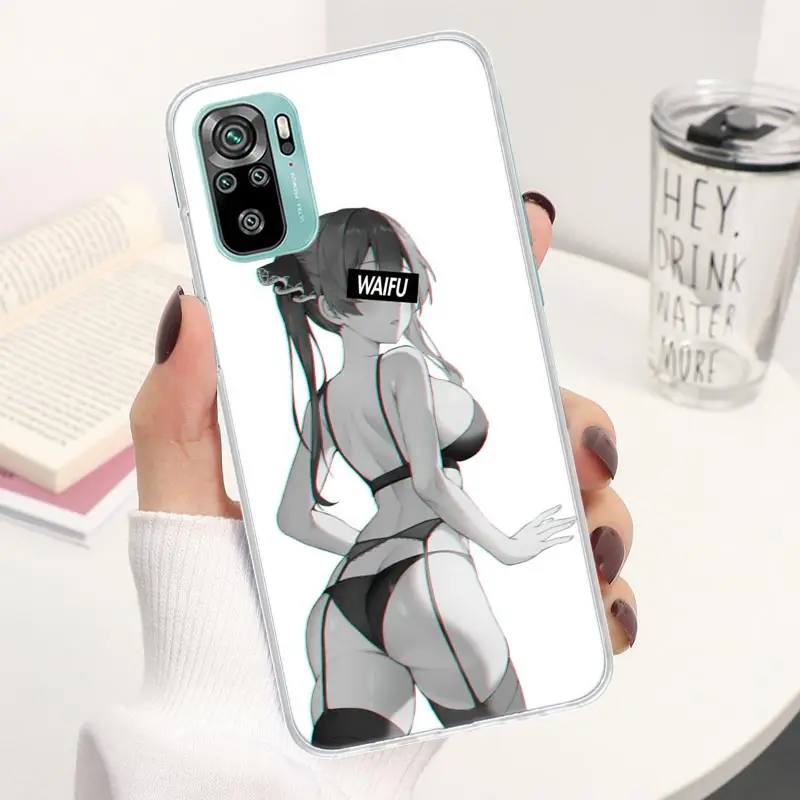 Sugoi Senpai Anime Waifu Sexy Girl Coque Phone Case For Xiaomi Redmi Note 13 12S 12 11S 11T 11E Pro Plus 11 10 10S 9 9S 8 8T 5G 