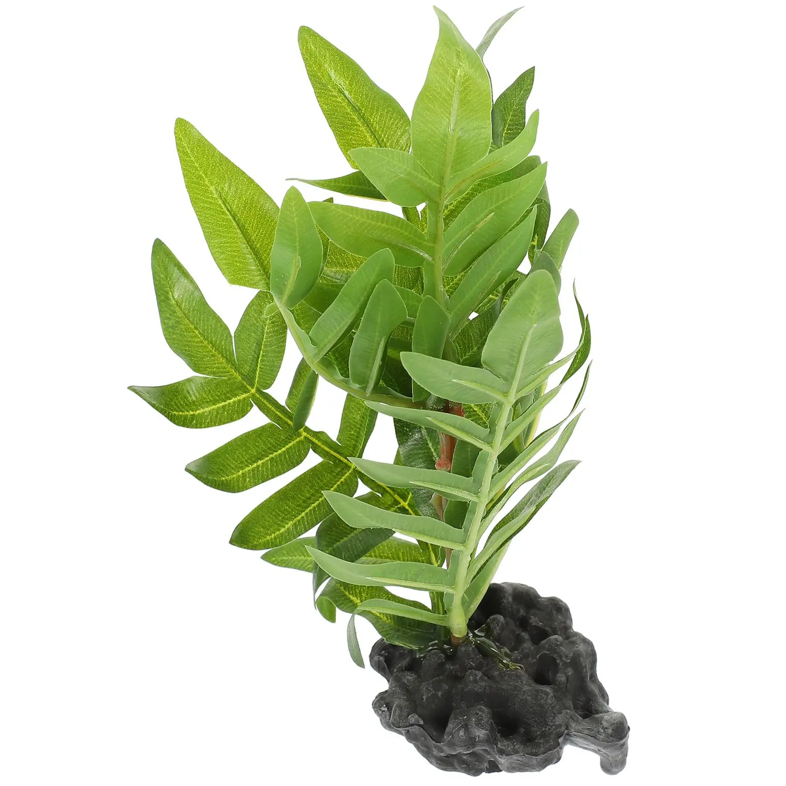 

Terrarium Plants Faux Reptile Habitat Decorations Plastic Accessories for Fish Tank