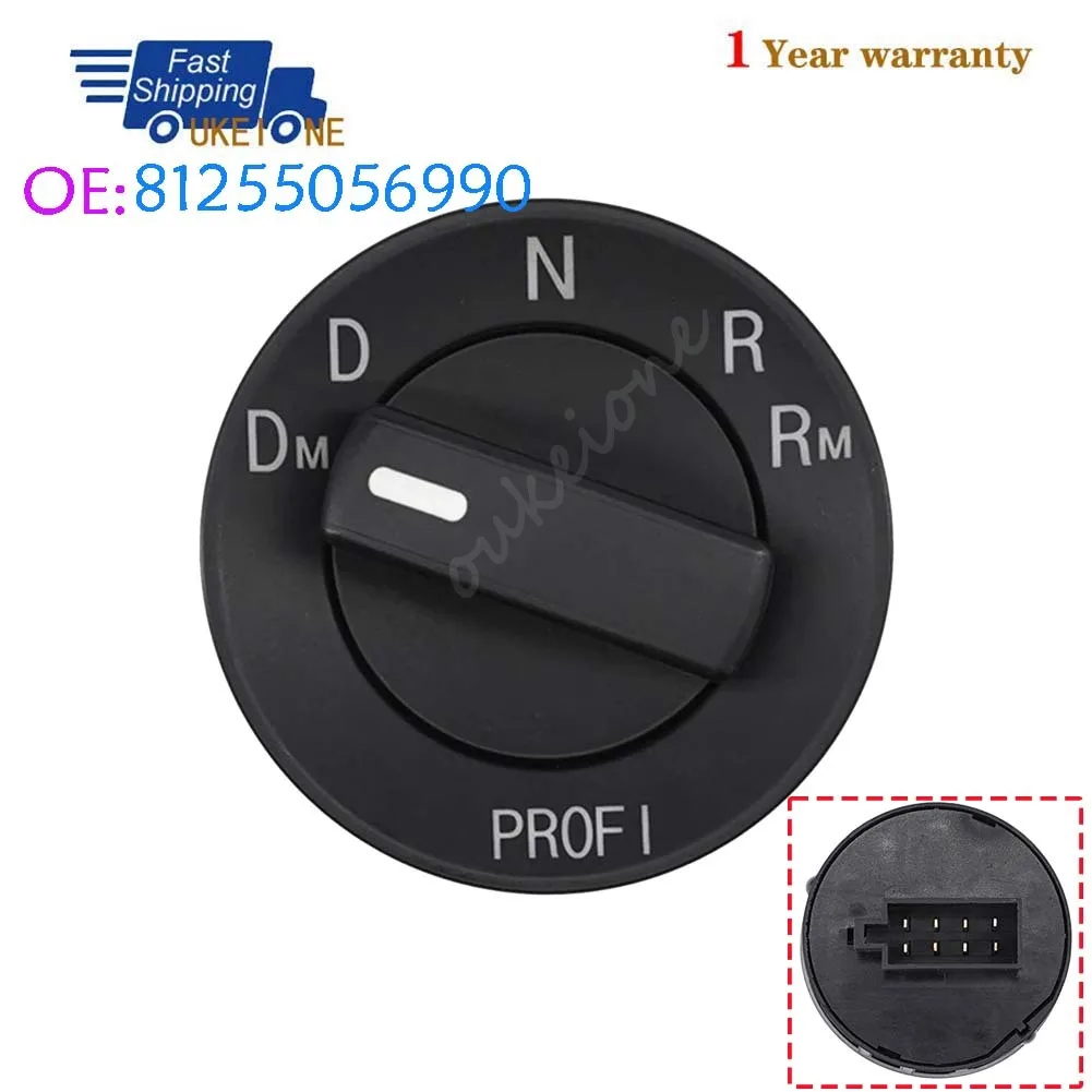 

81255056990 For MAN TGA TGL TGM TGS TGX Left Hand Driver Gear Shift Knob Headlight Gearbox Rotary Switch Car Accessories