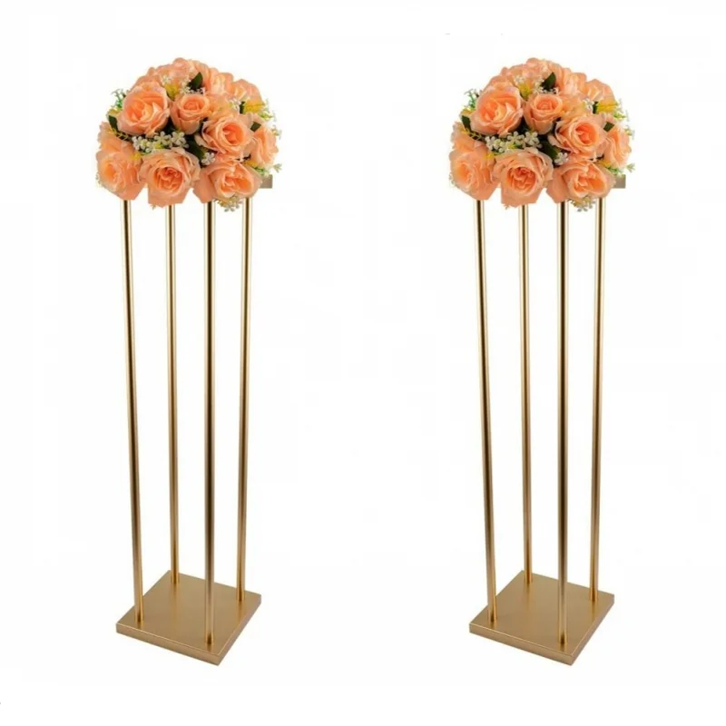 

Wedding Iron Flower Rack Stand Geometric Display Rectangular Frame Box Wedding Party Road Lead Hotel Home Marketing Decoration