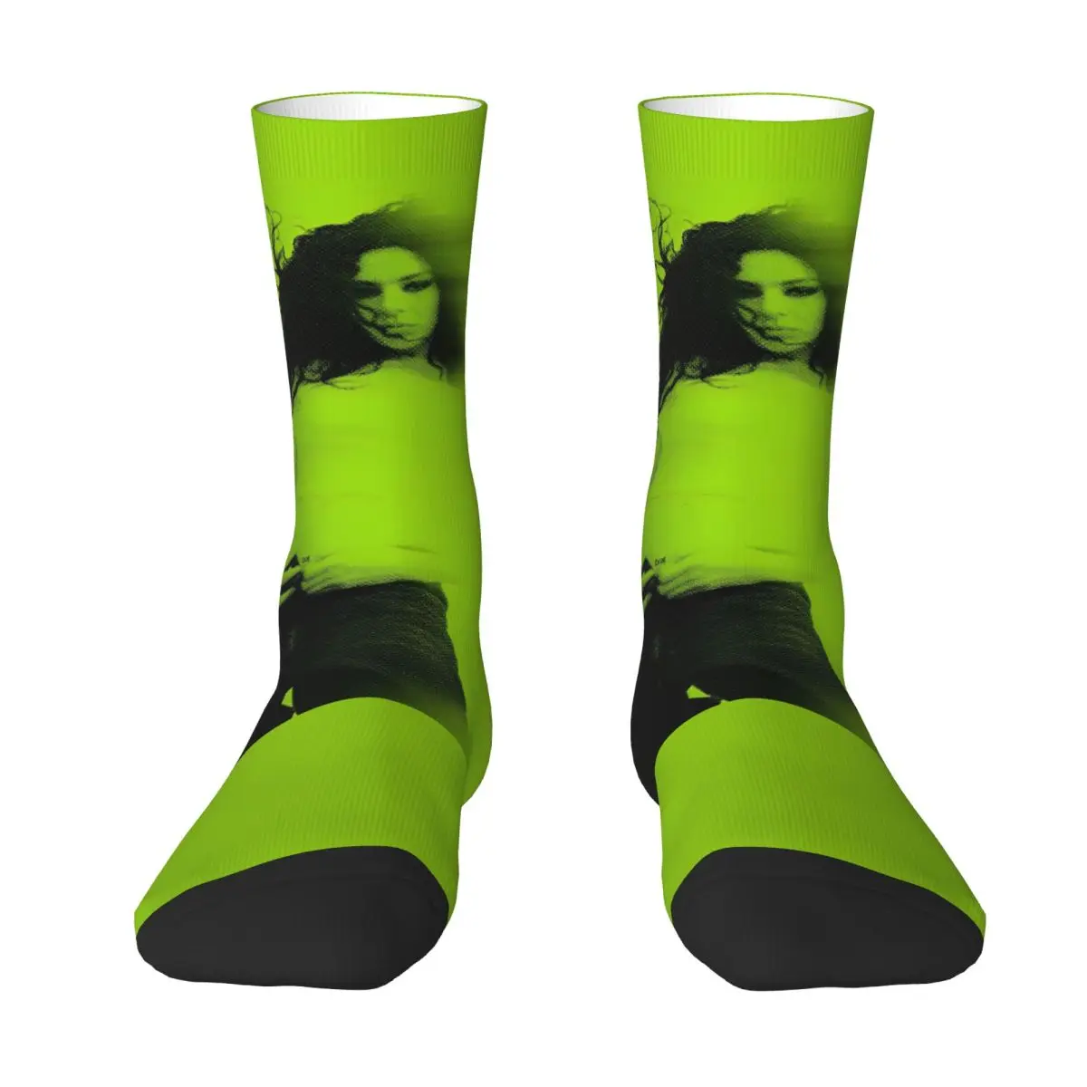 Charli XCX Brat Socks Retro Stockings Couple High Quality Outdoor Socks Autumn Graphic Anti Slip Socks