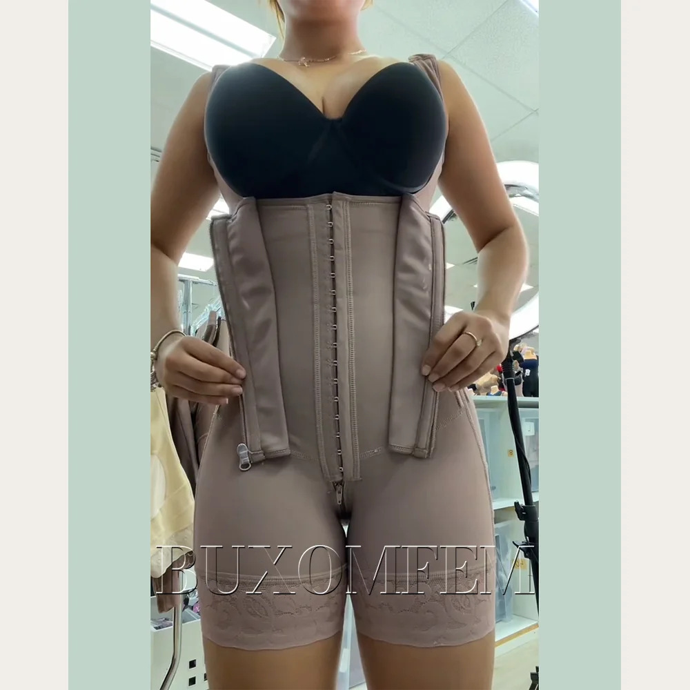 Faja Colombianas Modeling Girdle for Women Body Shapewear Waist Trainer Corset Shaping Sexy High Compressive for Post Surgery