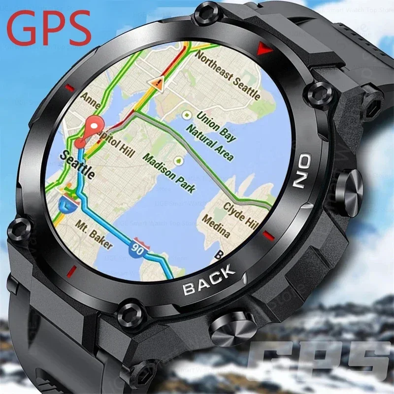 

Men's Premium Sport Smart Watch - 1.96" HD Screen, Blood Oxygen Monitor, Bluetooth Call, 100+ Sports Modes, Waterproof