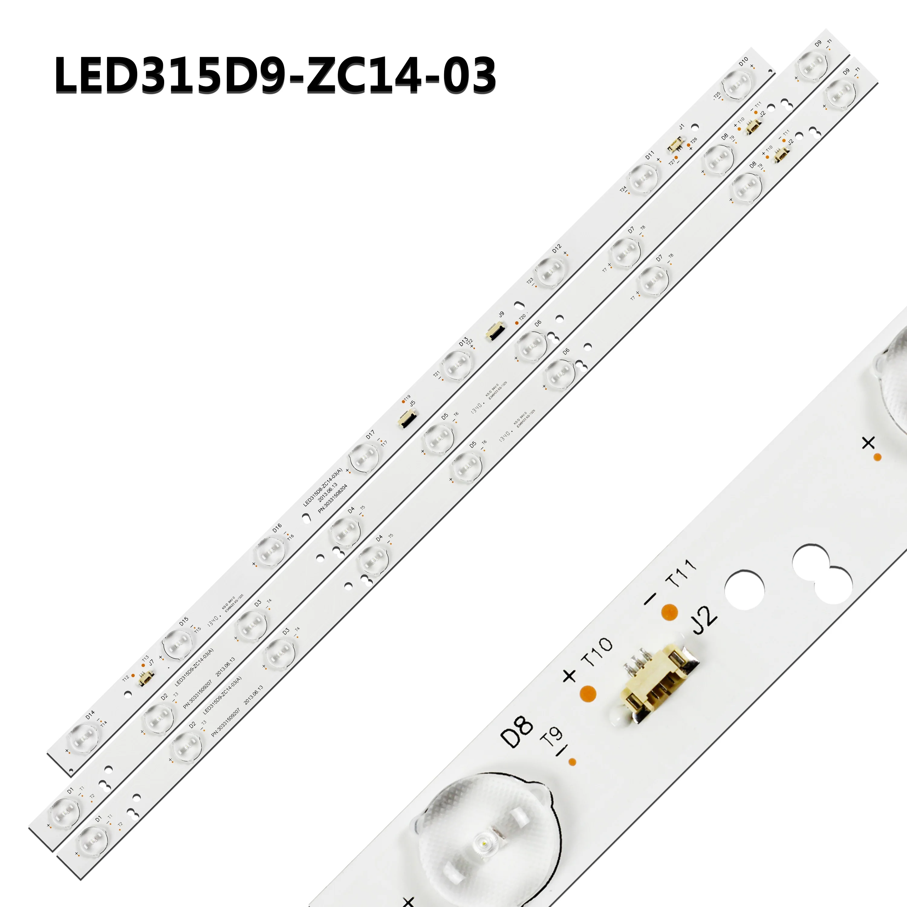 

LED Backlight strip lamp For MTV-3223LW LED315D8 LED315D9-ZC14-03 03(E) 03(A)32P11 LE32F8210 32PAL5358/T3 LED32A700 LE32MXF5
