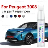 Para Peugeot 3008 2008-2025 T84 P84 pluma de reparación de pintura removedor de arañazos DIY accesorios para automóviles negro blanco rojo azul gris