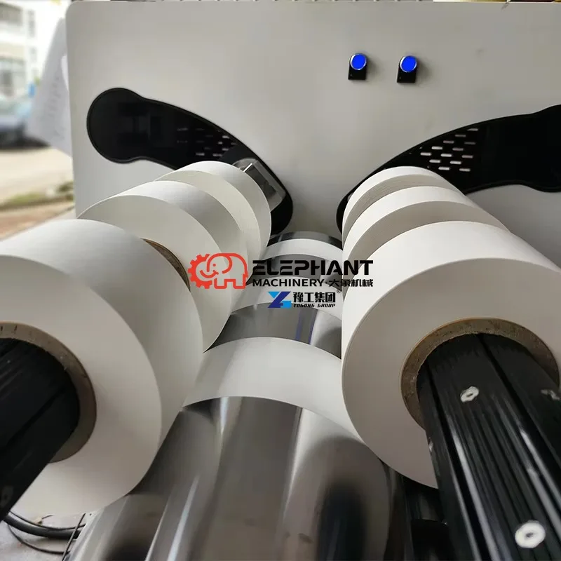 Jumbo Paper Roll Slitting Machine, Center Surface Curling Slitter, Automatic Paper Roll Cutting Machine for Paper Processing
