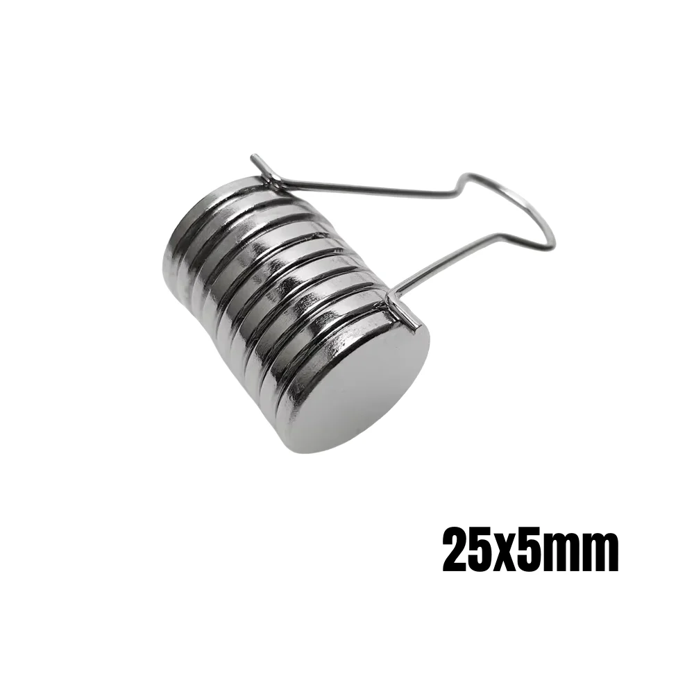 2/5/10/15/20pcs 25x5 Mm Strongest Permanent Powerful Magnet 25mmx5mm Bulk Steel Round Magnets 25x5mm Neodymium Magnet Disc 25*5