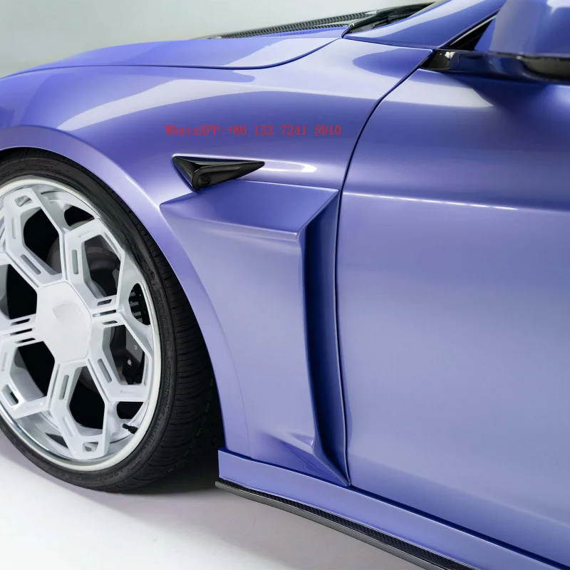 For  Full Dry Carbon Kit Front Fender