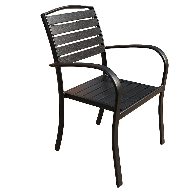 

Outdoor tables and chairs plastic wood open-air waterproof terrace leisure furniture