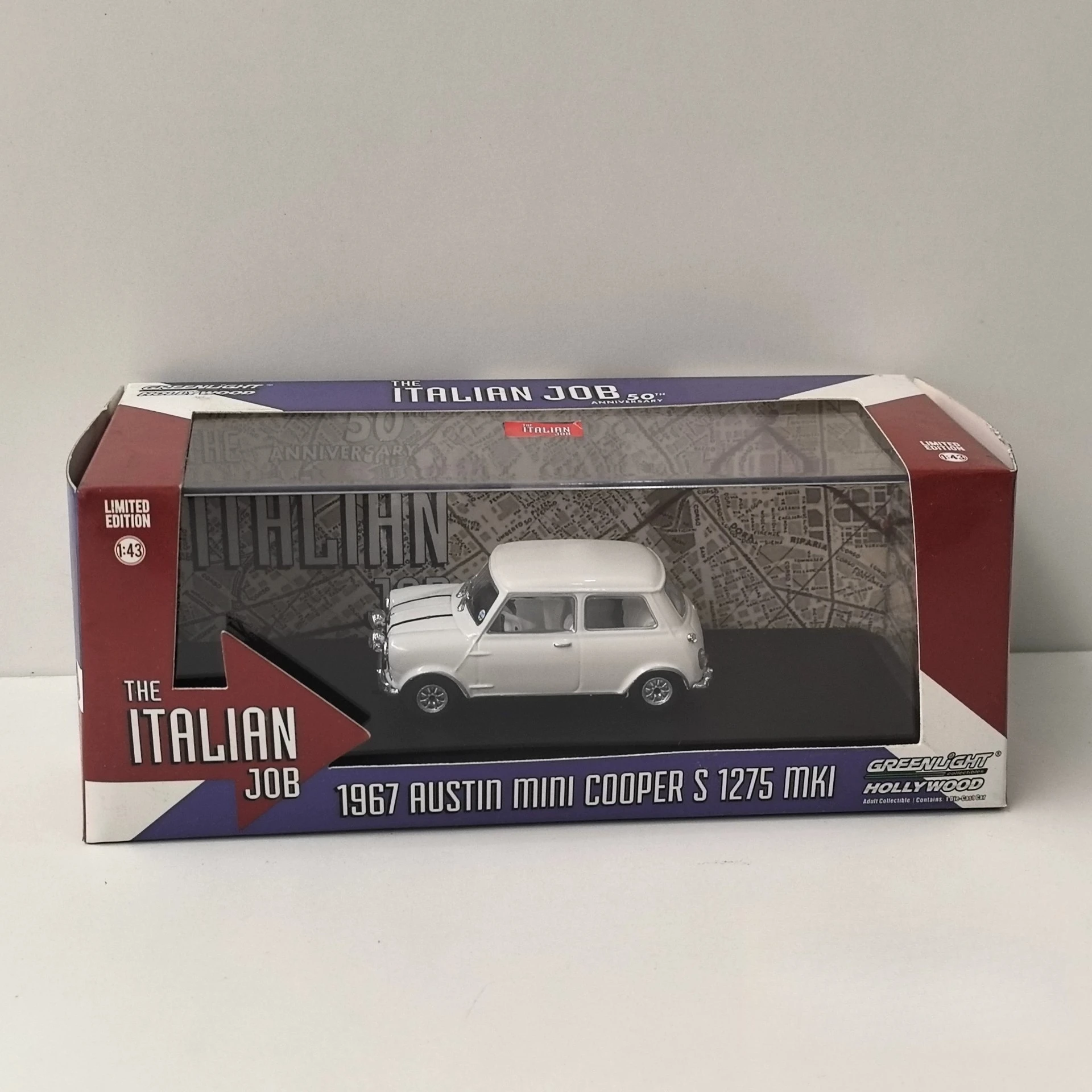 Diecast Green Light 1/43 Scale AUSTIN MINI COOPER S 1275 MKI 1967 2s Alloy Car Model